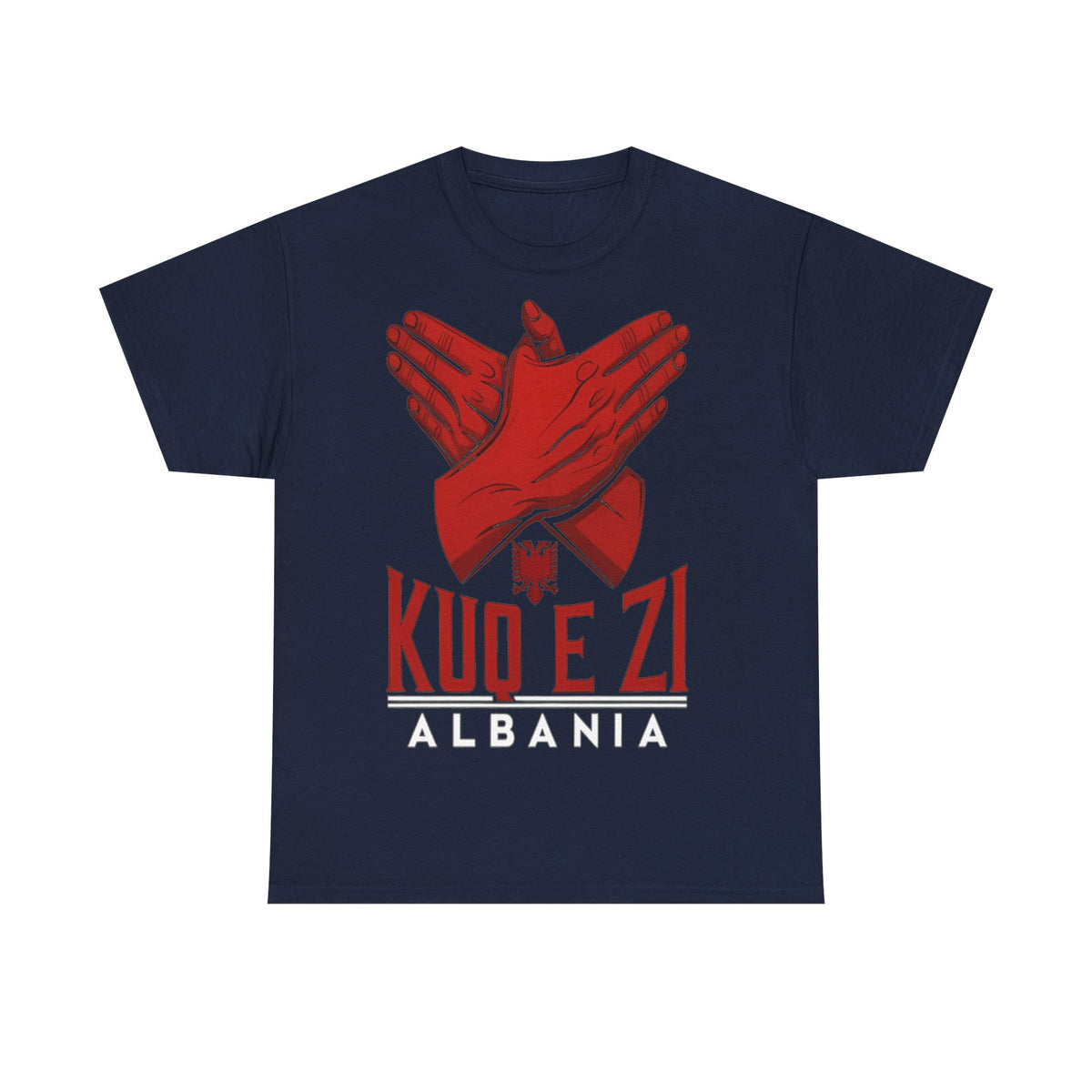Albania KUQ E ZI Adler Move Flagge - Unisex T-Shirt