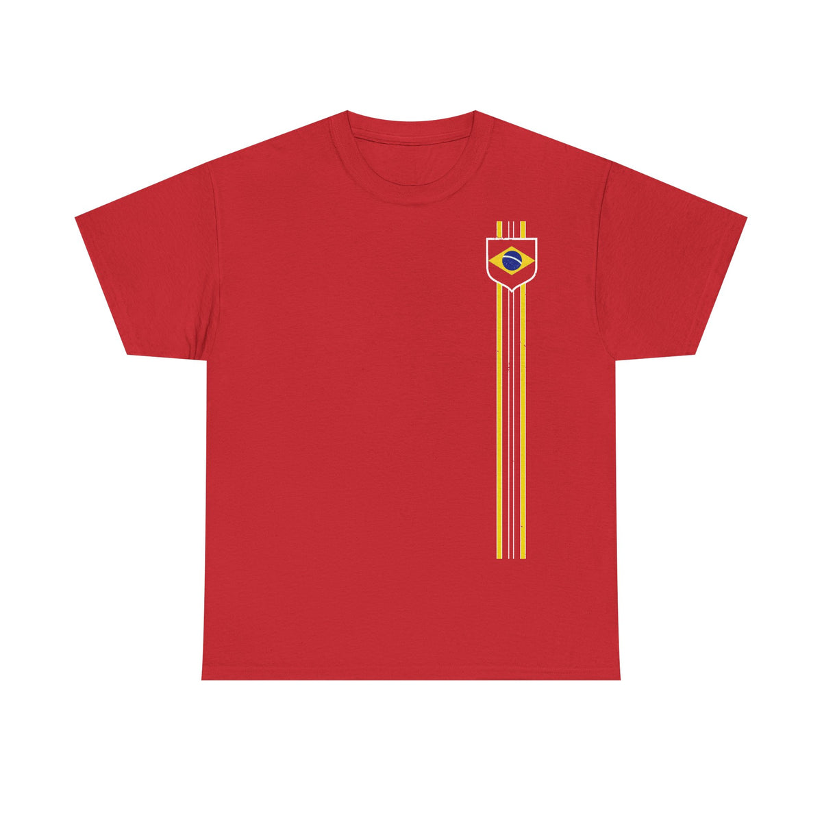 Brazil Brasilien Wappen Flagge Sport Fan Fußball Geschenkidee - Unisex T-Shirt