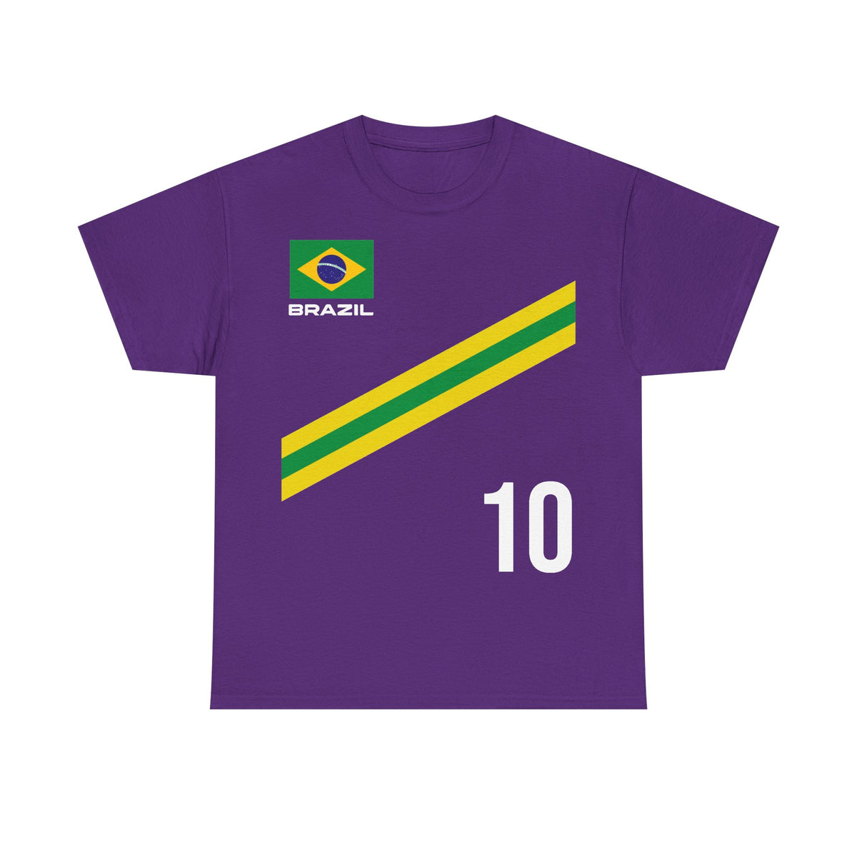 Brazil Brasilien Wappen Flagge Sport Fan Fußball Geschenkidee - Unisex T-Shirt