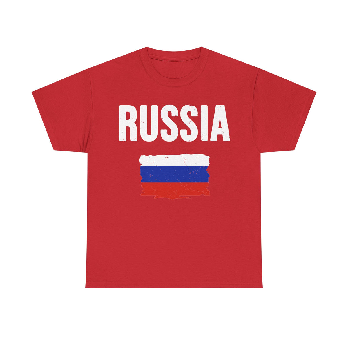 Russia Flagge Wappen Geschenkidee - Unisex T-Shirt