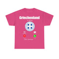 Greece Griechenland Flagge Wappen Heimat Fußball Sport Fan Geschenkidee - Unisex T-Shirt