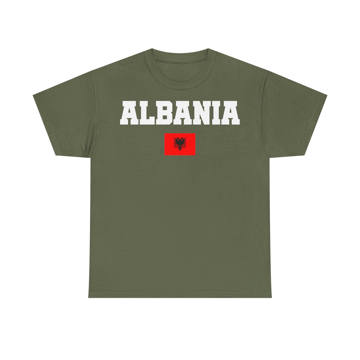 Albania Wappen Shqiptar Flagge Adler Fußball Fan Sport Unisex T Shirt