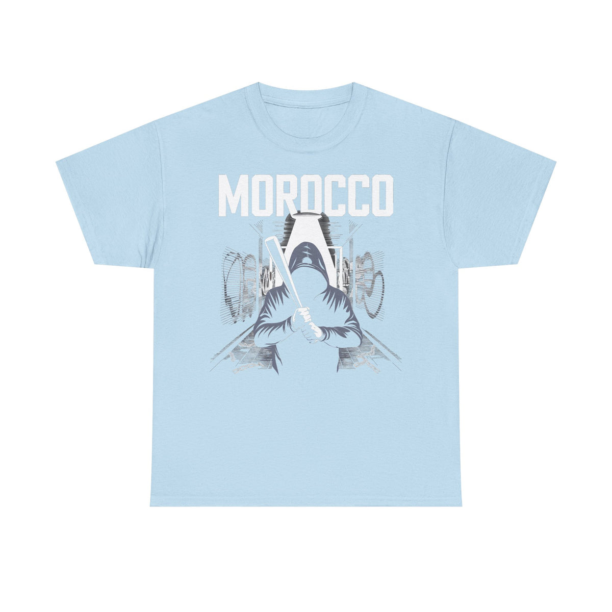 Escudo de hooligan de Marruecos Bandera de Marruecos Fútbol Aficionado Deporte Idea de regalo - Camiseta unisex