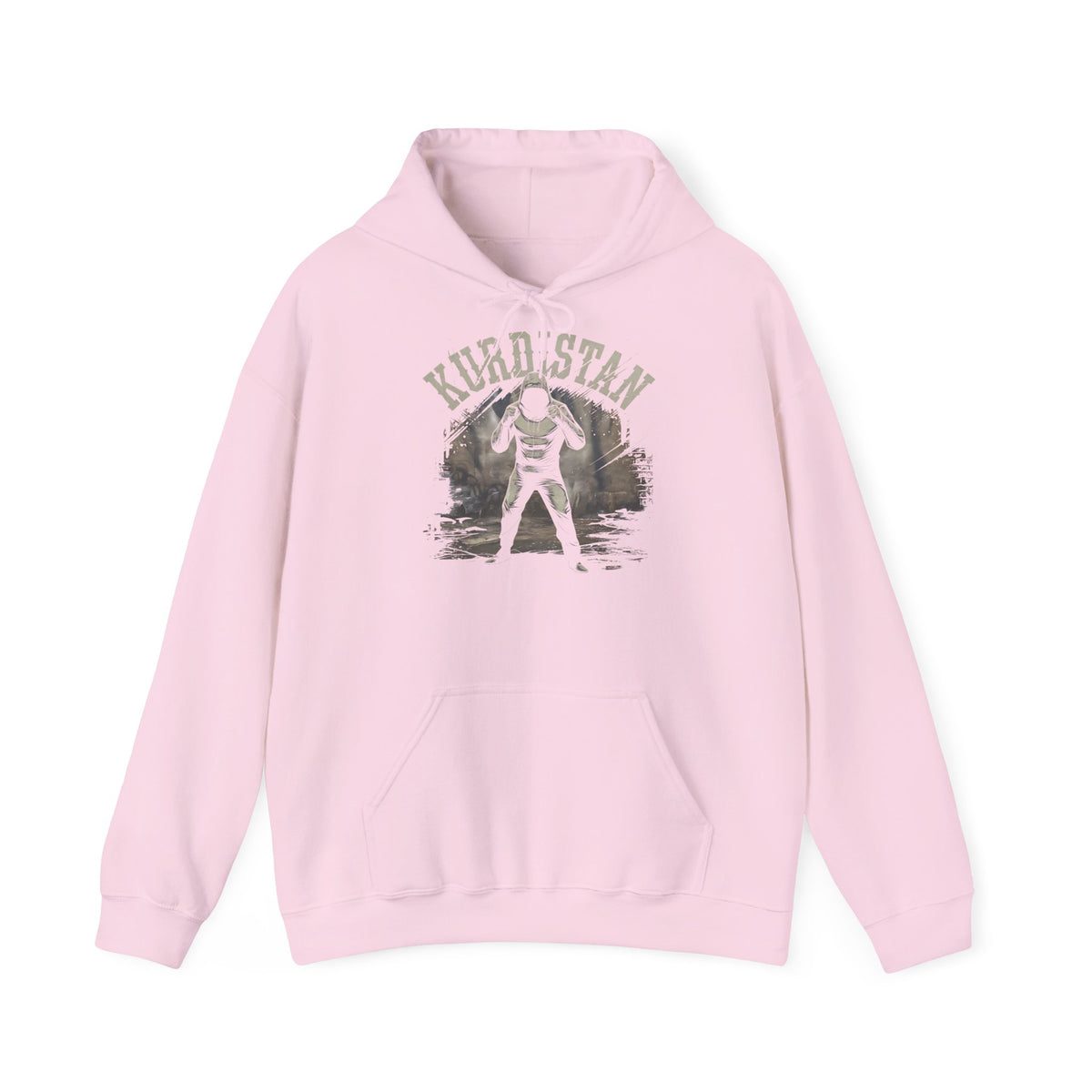 Kurdistan hooligan patria orgoglio stemma bandiera sport calcio tifoso regalo - Felpa con cappuccio unisex