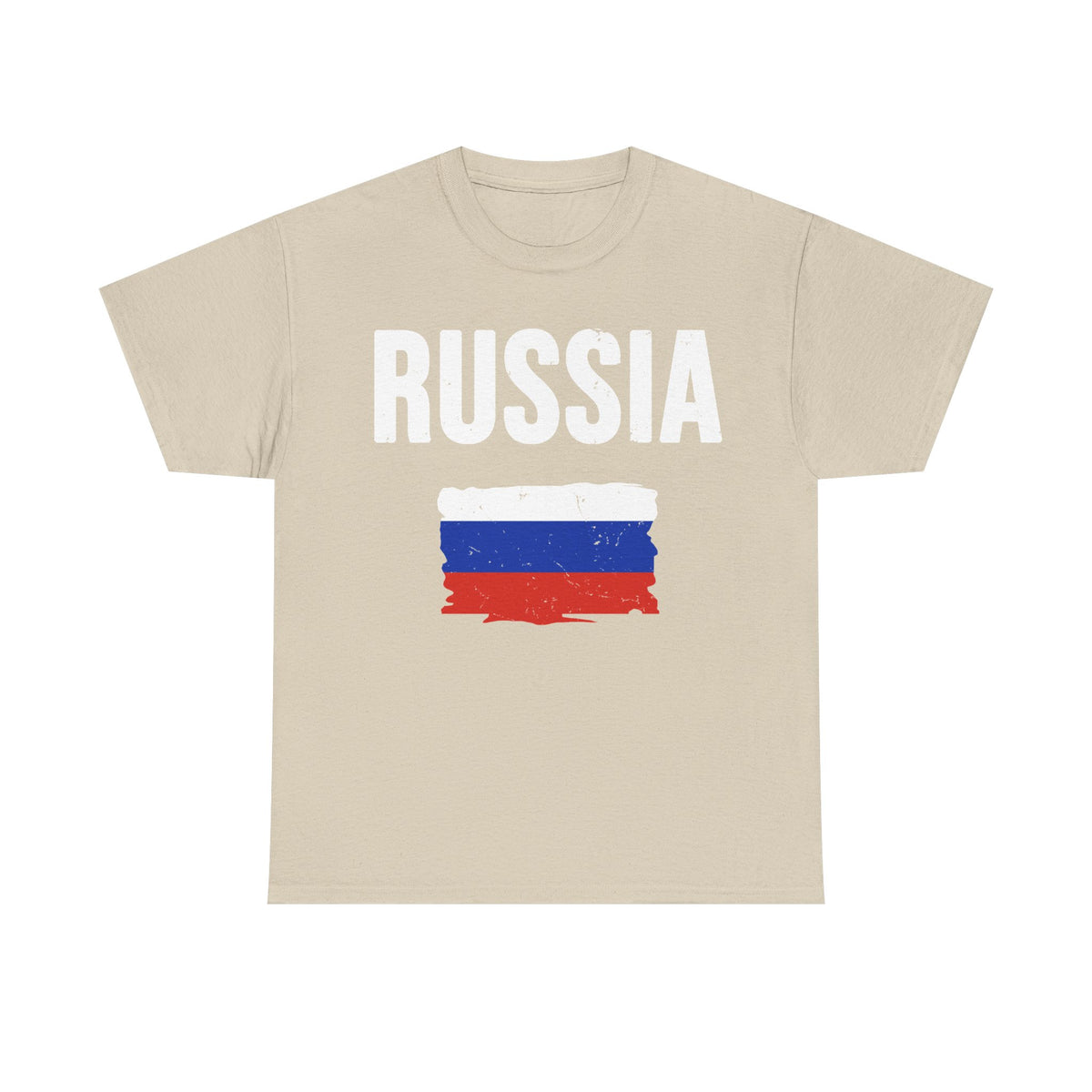 Russia Flagge Wappen Geschenkidee - Unisex T-Shirt