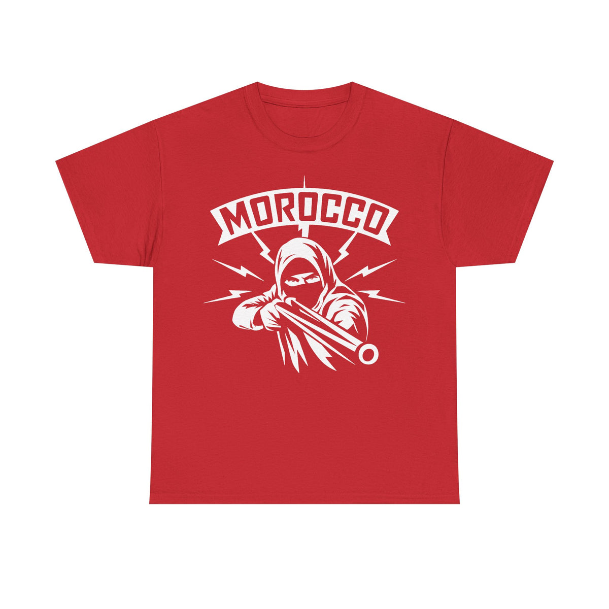 Escudo de hooligan de Marruecos Bandera de Marruecos Fútbol Aficionado Deporte Idea de regalo - Camiseta unisex