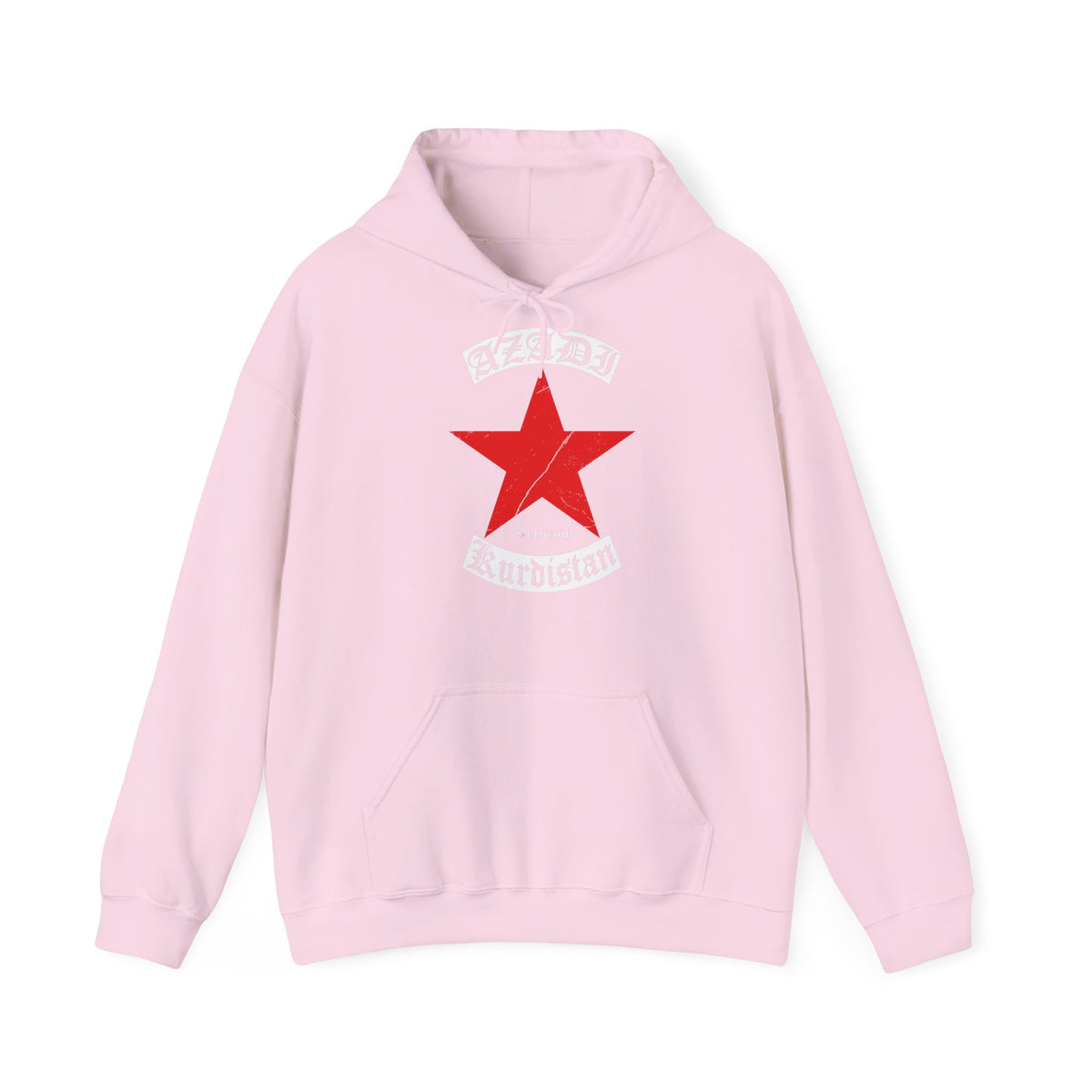 Kurdistan patria orgoglio stemma bandiera sport calcio regalo per tifosi - felpa con cappuccio unisex