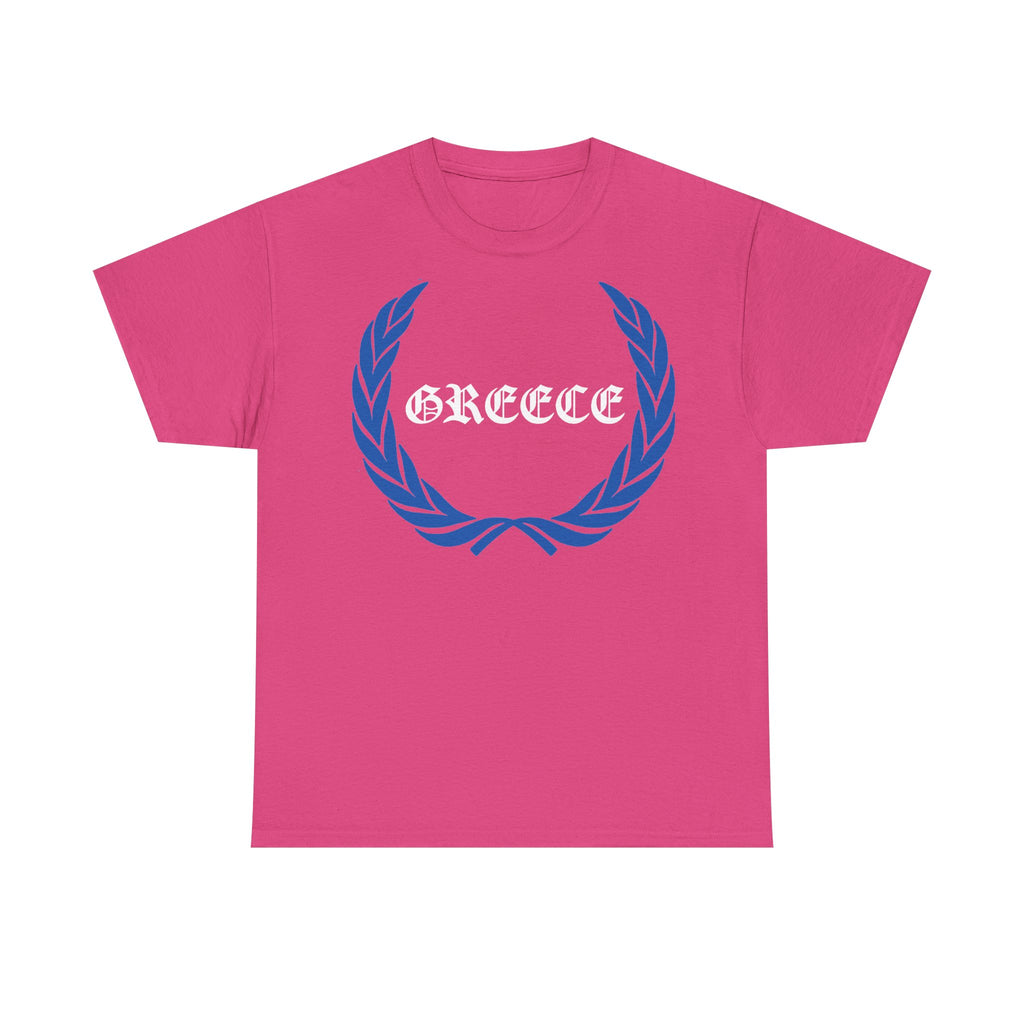 Greece Griechenland Flagge Wappen Heimat Fußball Sport Fan Geschenkidee - Unisex T-Shirt