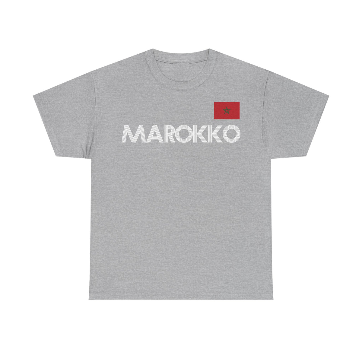 Marruecos Escudo Morocco Bandera Orgullo Fútbol Fan Deporte FIdea de regalo - Camiseta unisex