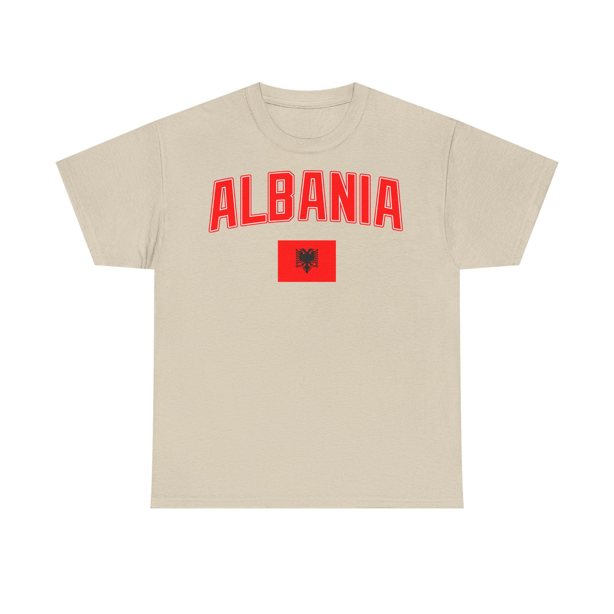Camiseta unisex de Albania, escudo albanés, bandera, águila, fútbol, aficionado, deporte