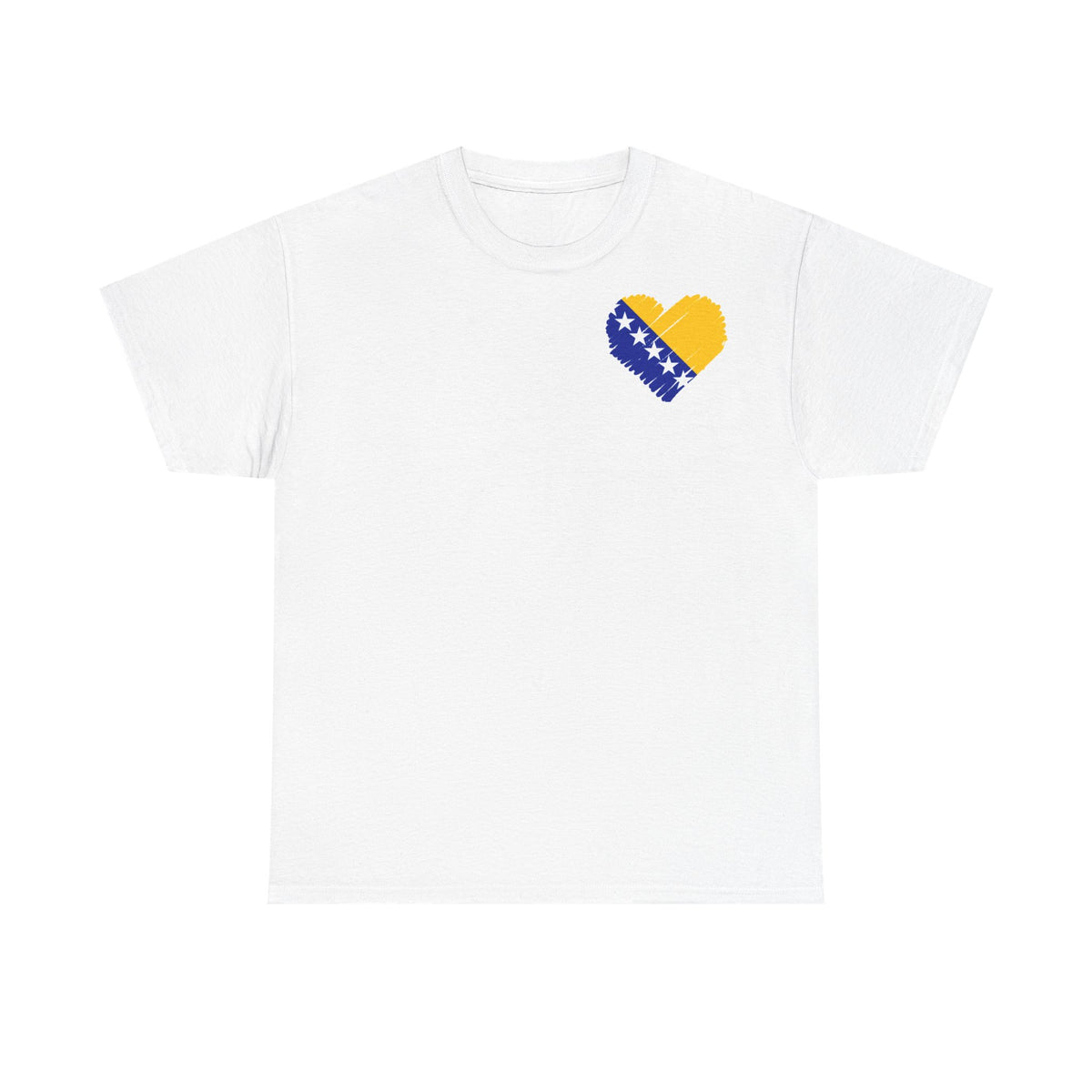 Bosnia escudo bandera orgullo patria aficionado al fútbol idea de regalo - Camiseta unisex