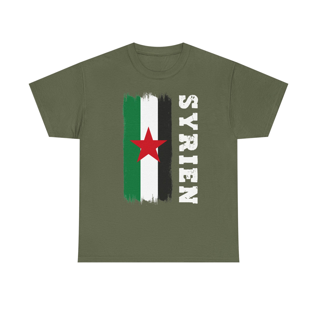 Syria Syrien Wappen Flagge Heimat Sport Fan Geschenkidee - Unisex T-Shirt