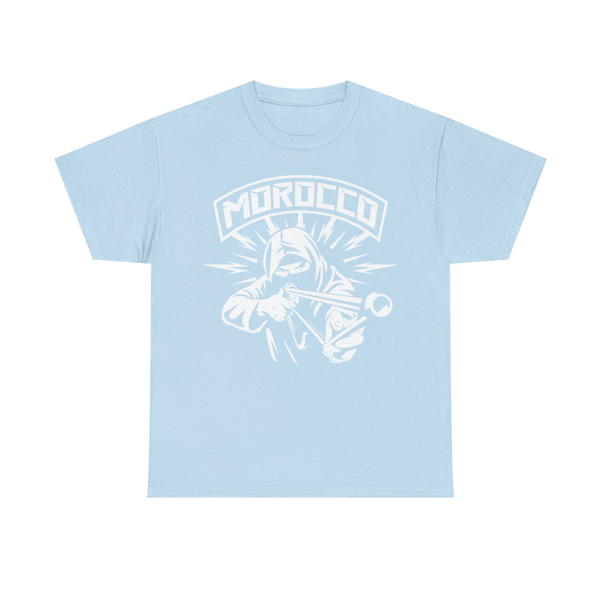 Escudo de hooligan de Marruecos Bandera de Marruecos Fútbol Aficionado Deporte Idea de regalo - Camiseta unisex