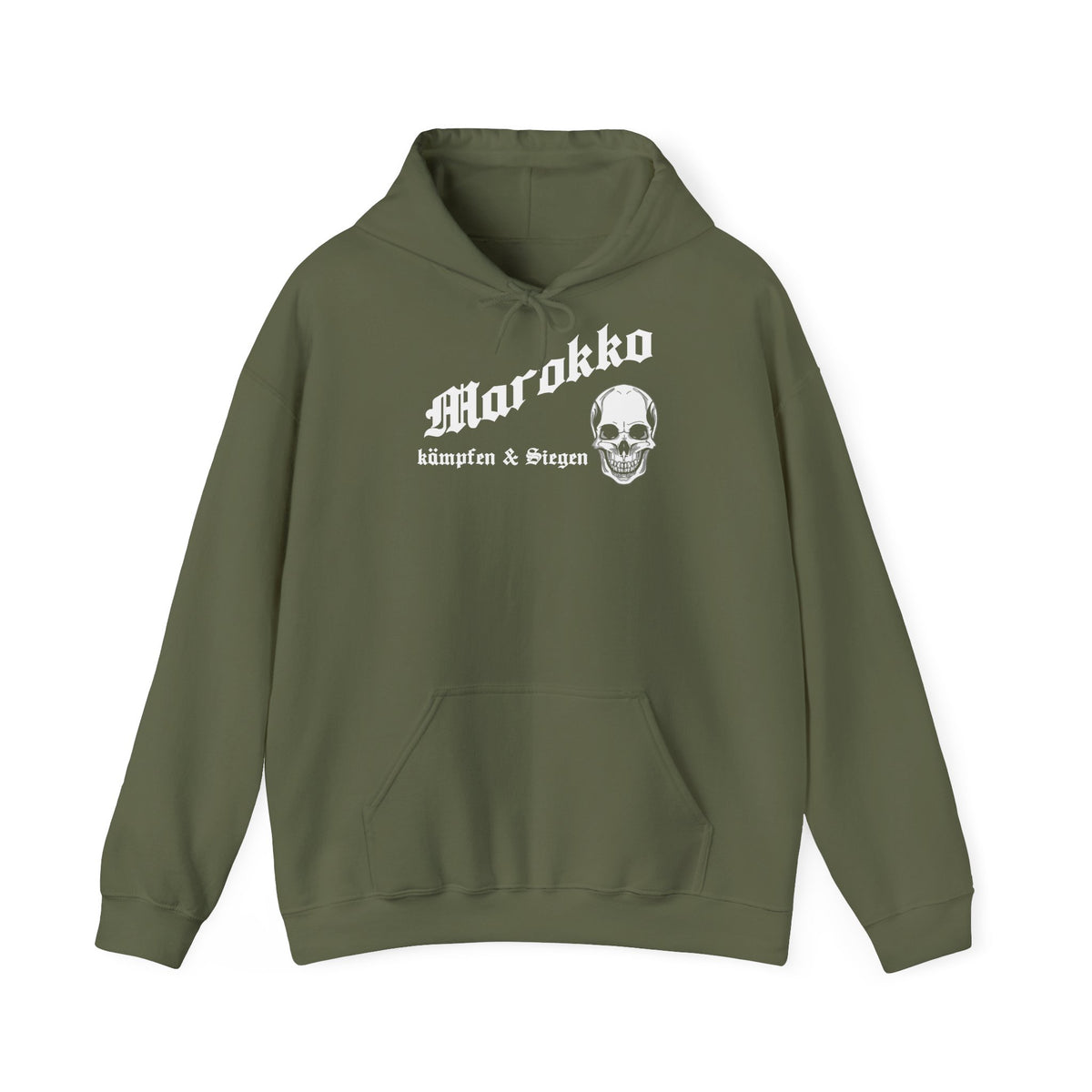Stemma del Marocco Bandiera del Marocco Orgoglio Tifoso di calcio Sport Idea regalo - Felpa con cappuccio unisex