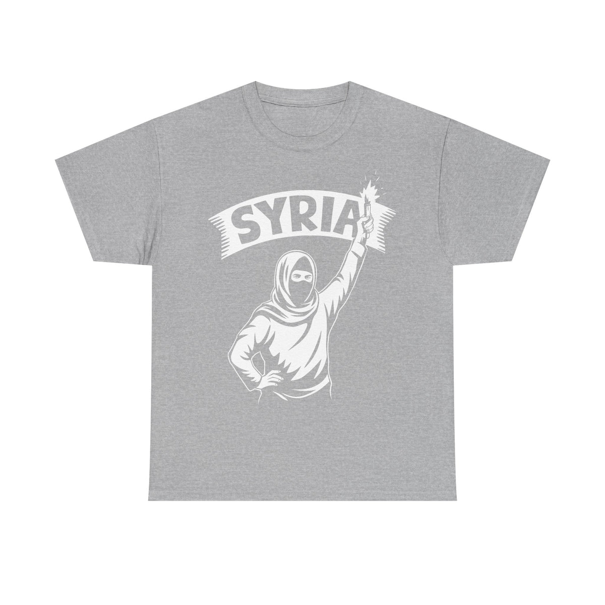 Syria Syrien Hooligan Wappen Flagge Heimat Sport Fußball Fan Geschenkidee - Unisex T-Shirt