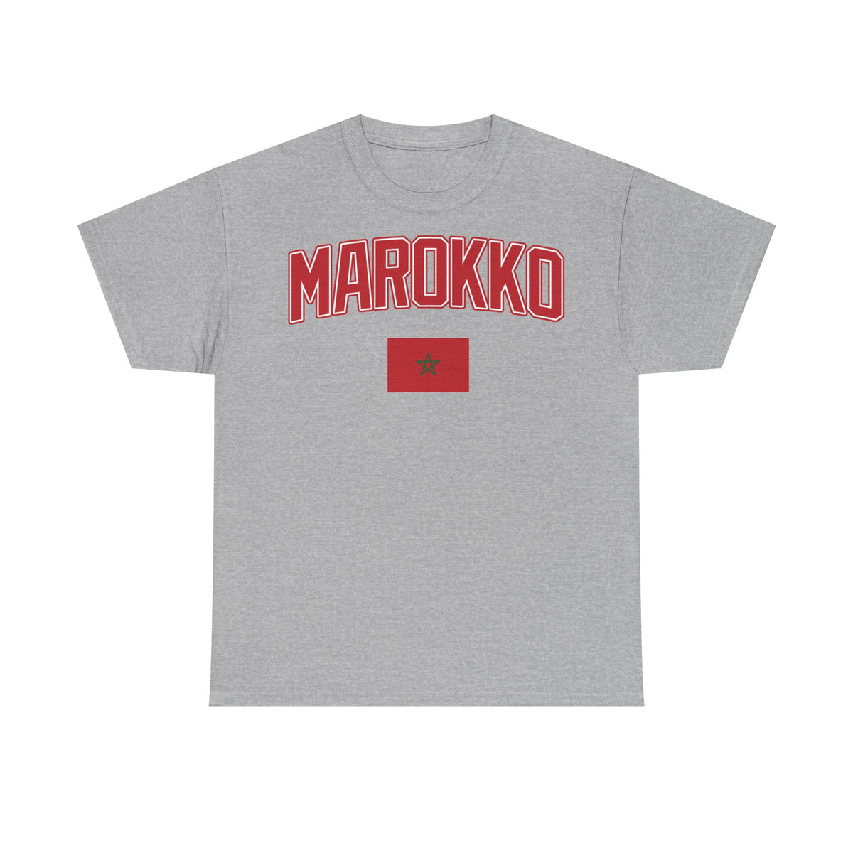 Marruecos Escudo Morocco Bandera Orgullo Fútbol Fan Deporte FIdea de regalo - Camiseta unisex
