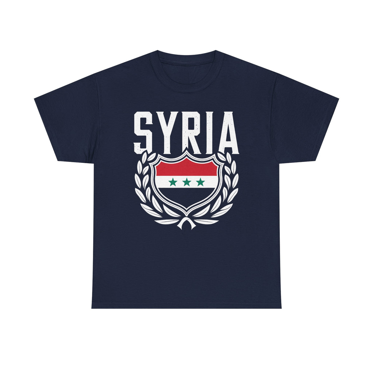 Syria Syrien Hooligan Wappen Flagge Heimat Sport Fußball Fan Geschenkidee - Unisex T-Shirt