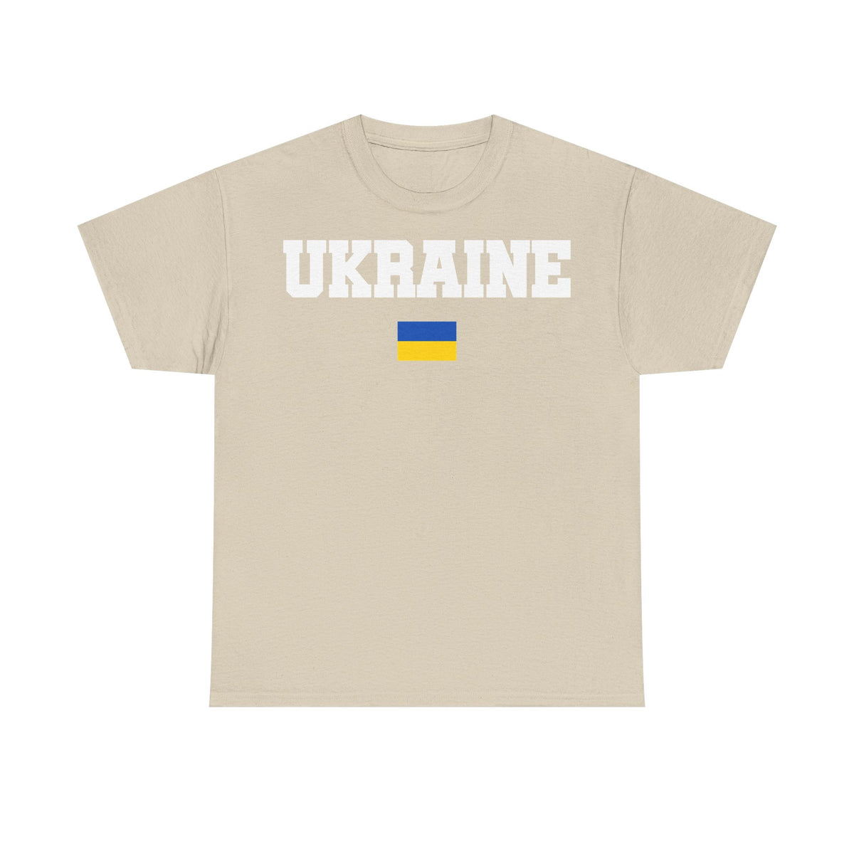 Bandera de Ucrania escudo idea de regalo afición al deporte moda vintage - Camiseta unisex