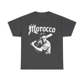 Marokko Hooligan Wappen Morocco Flagge Fußball Fan Sport FGeschenkidee - Unisex T-Shirt