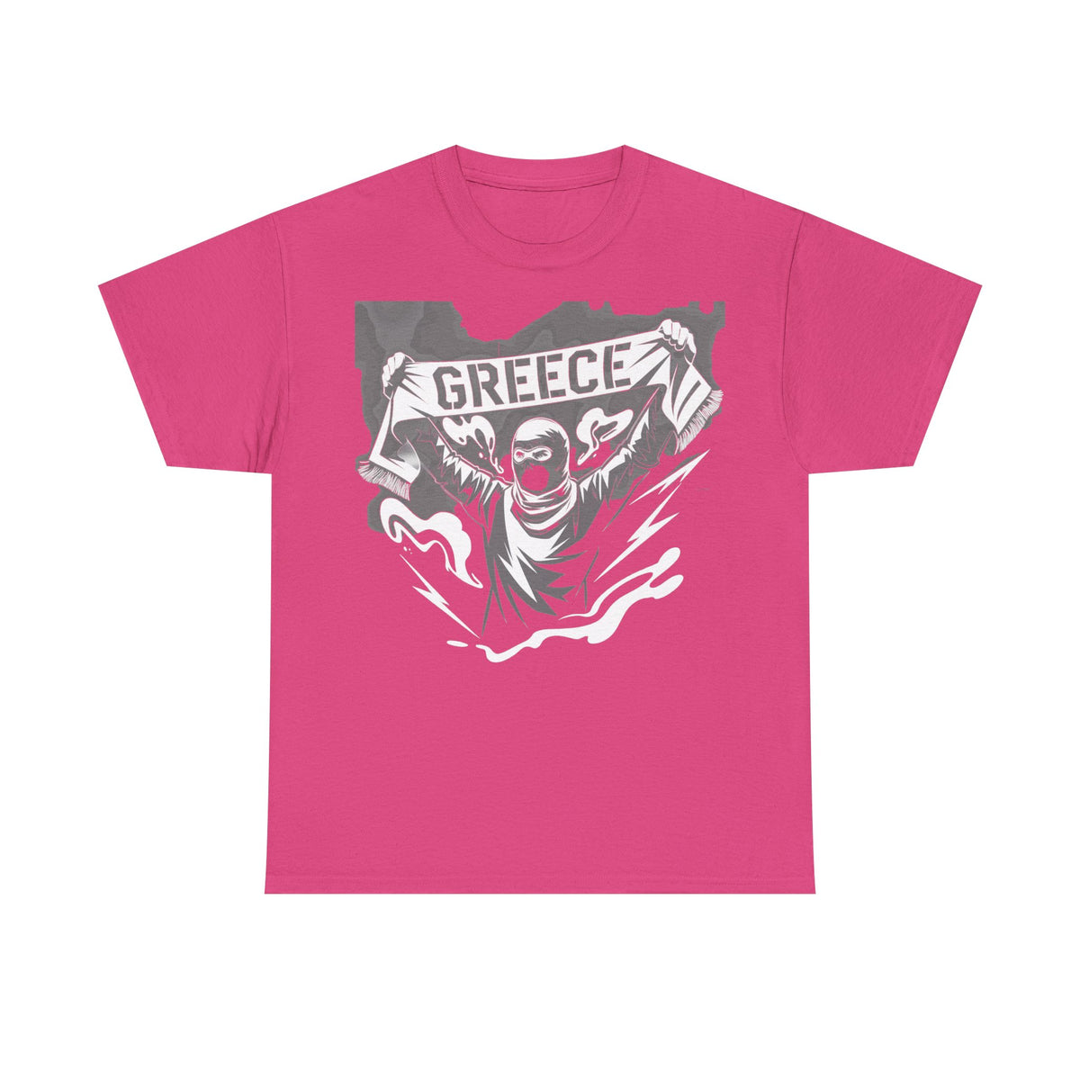 Greece Griechenland Hooligan Flagge Wappen Heimat Fußball Sport Fan Geschenkidee - Unisex T-Shirt