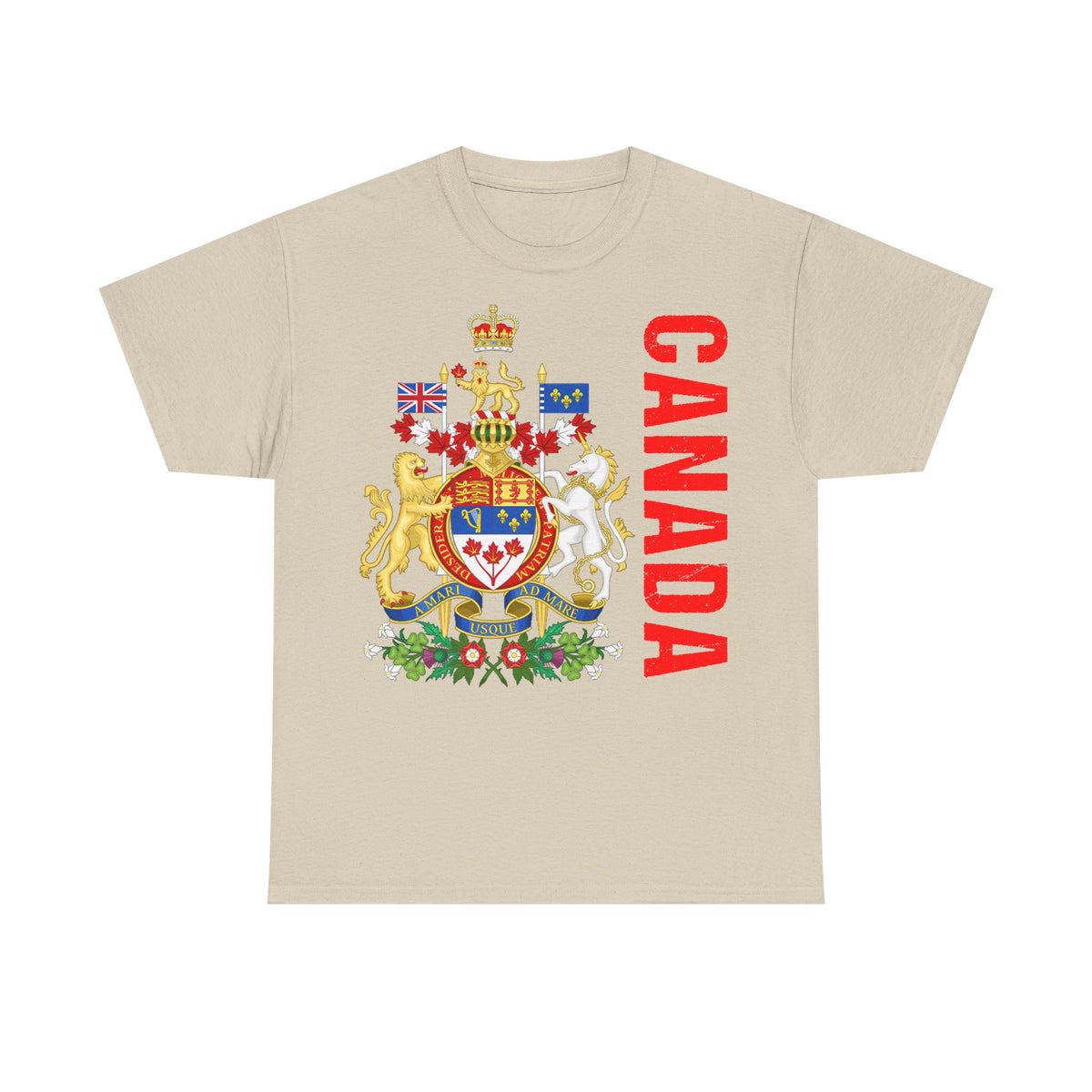 Canada Kanada Wappen Flagge Fan Sport Fußball Geschenkidee - Unisey T-Shirt