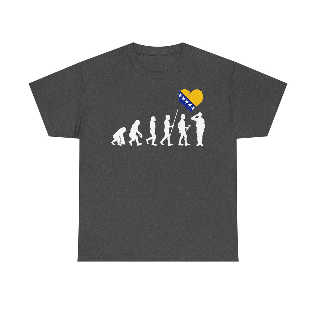 Bosnia Wappen Flagge Stolz Heimat Fußball fan Geschenkidee - Unisex T-Shirt