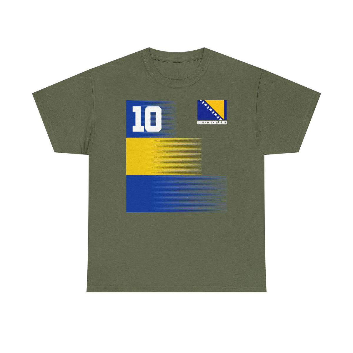 Bosnia Wappen Flagge Stolz Heimat Fußball fan Geschenkidee - Unisex T-Shirt