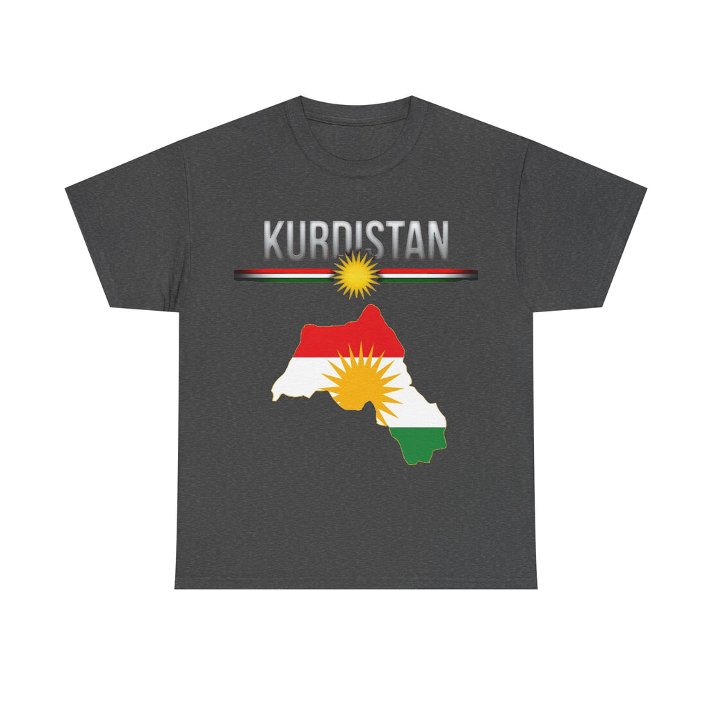 Kurdistan Flagge Sonne Wappen Heimat Stolz - Unisex T-Shirt