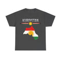 Kurdistan Flagge Sonne Wappen Heimat Stolz - Unisex T-Shirt