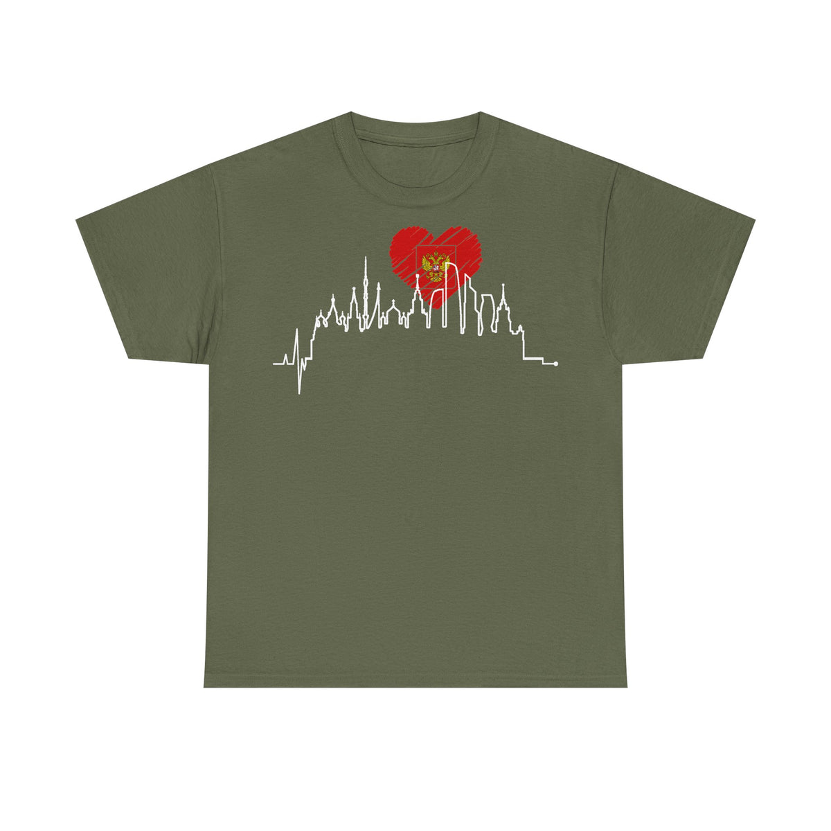 Rusia Rusia Moscú águila bandera escudo regalo deporte aficionado moda - Camiseta unisex