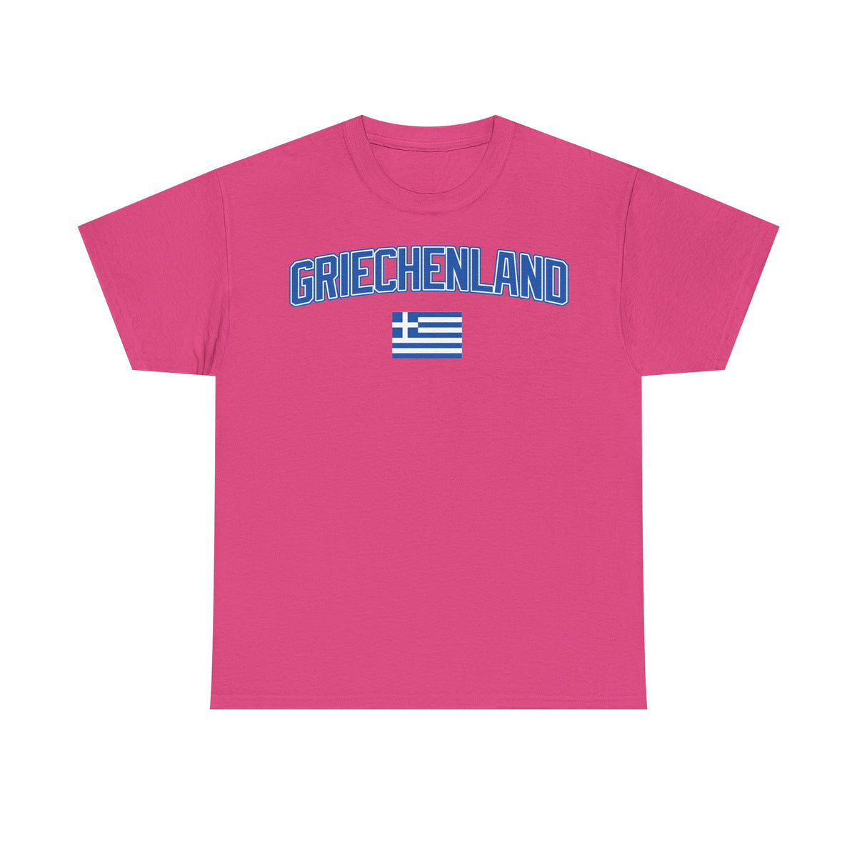 Greece Griechenland Flagge Wappen Heimat Fußball Sport Fan Geschenkidee - Unisex T-Shirt