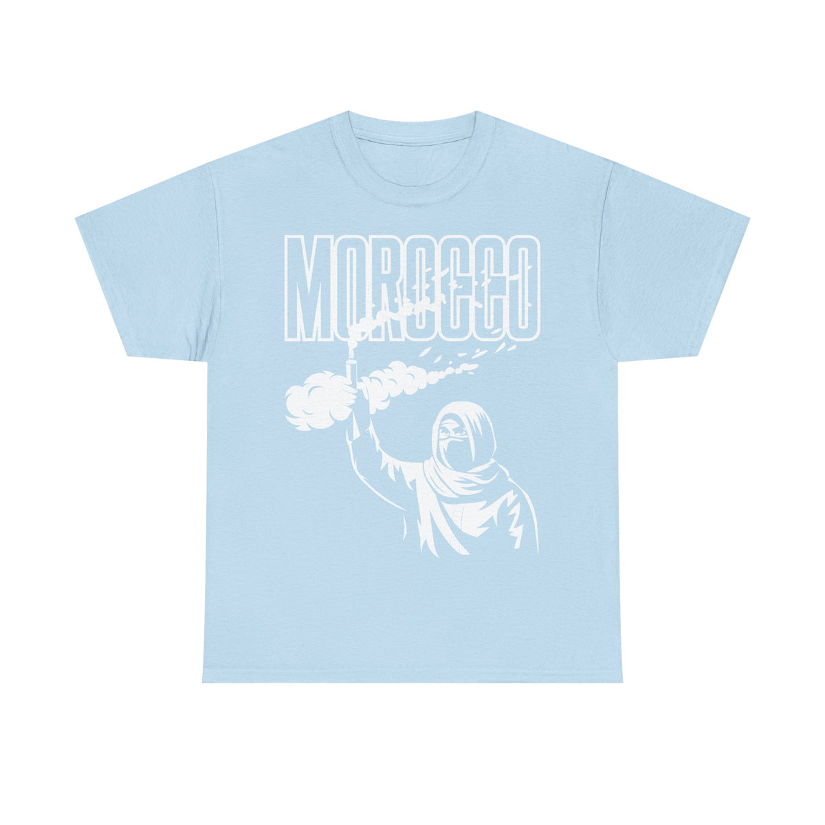 Escudo de hooligan de Marruecos Bandera de Marruecos Fútbol Aficionado Deporte Idea de regalo - Camiseta unisex
