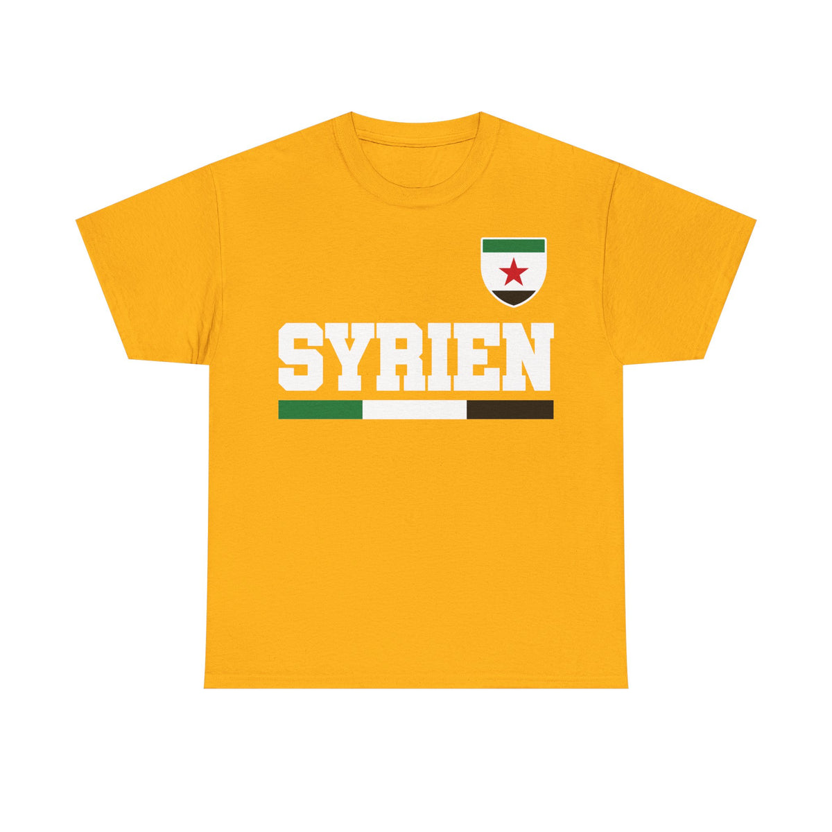 Syria Syrien Wappen Flagge Heimat Sport Fan Geschenkidee - Unisex T-Shirt