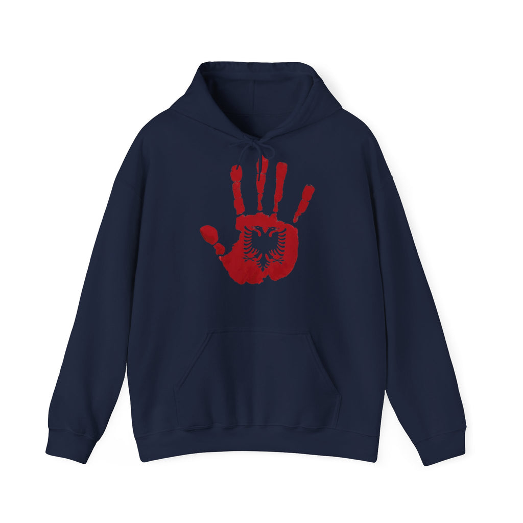 Albania DNA Handabdruck Flagge Adler - Unisex Hoodie