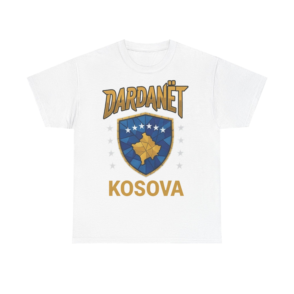 Dardanät Kosova Escudo Bandera Noble Escudo - Camiseta unisex