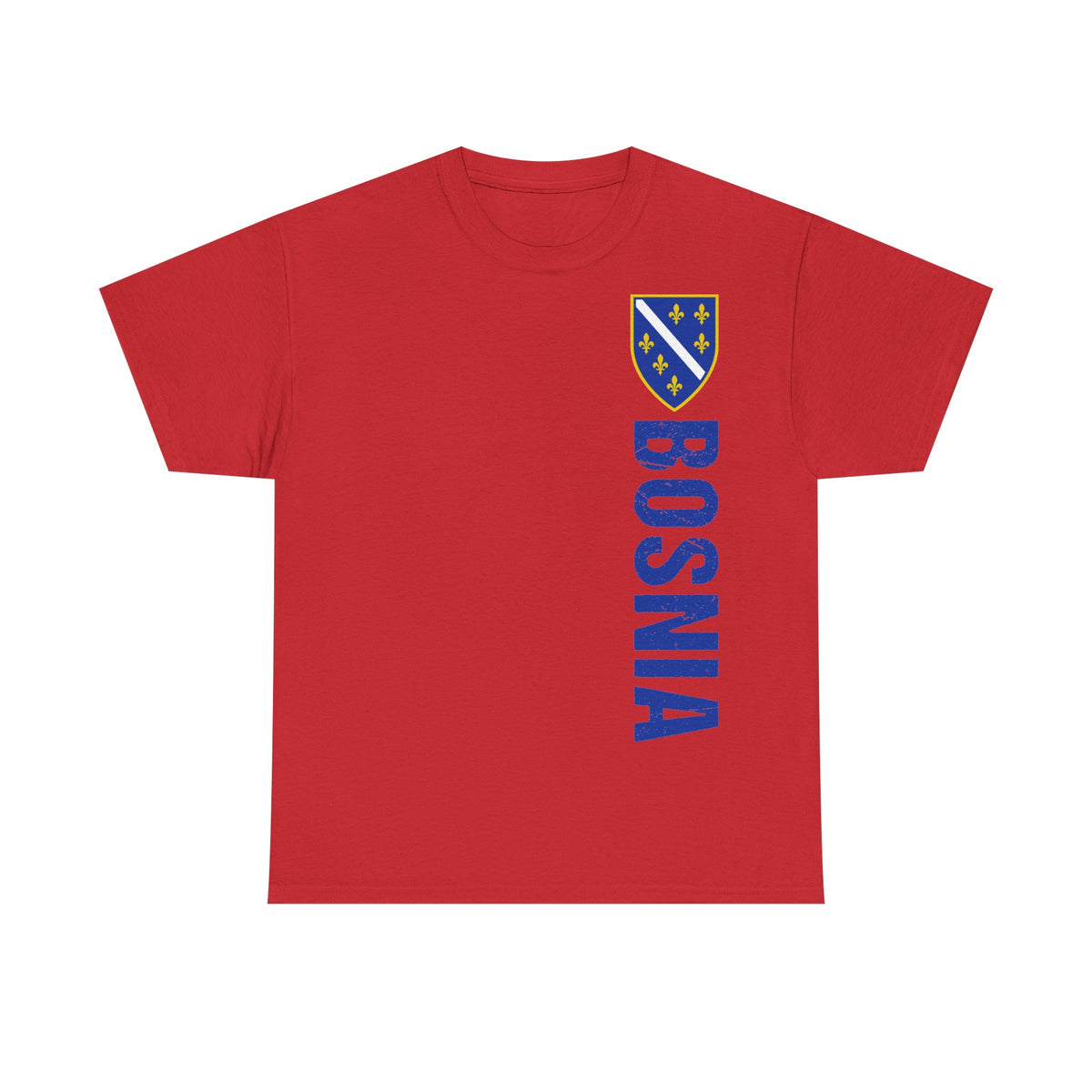 Bosnia escudo bandera orgullo patria aficionado al fútbol idea de regalo - Camiseta unisex