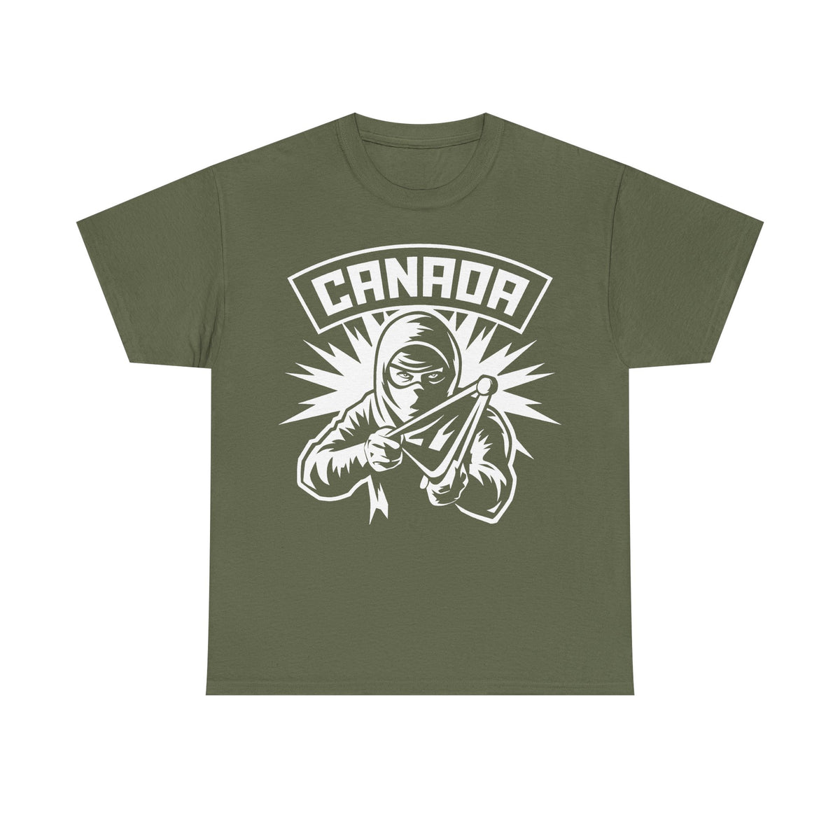 Canada Kanada Hooligan Wappen Flagge Fan Sport Fußball Geschenkidee - Unisey T-Shirt
