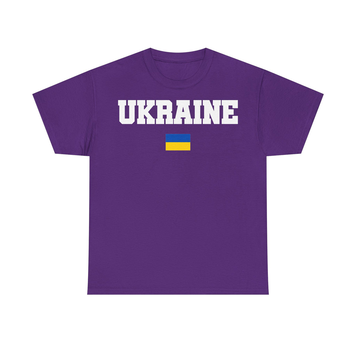 Bandera de Ucrania escudo idea de regalo afición al deporte moda vintage - Camiseta unisex