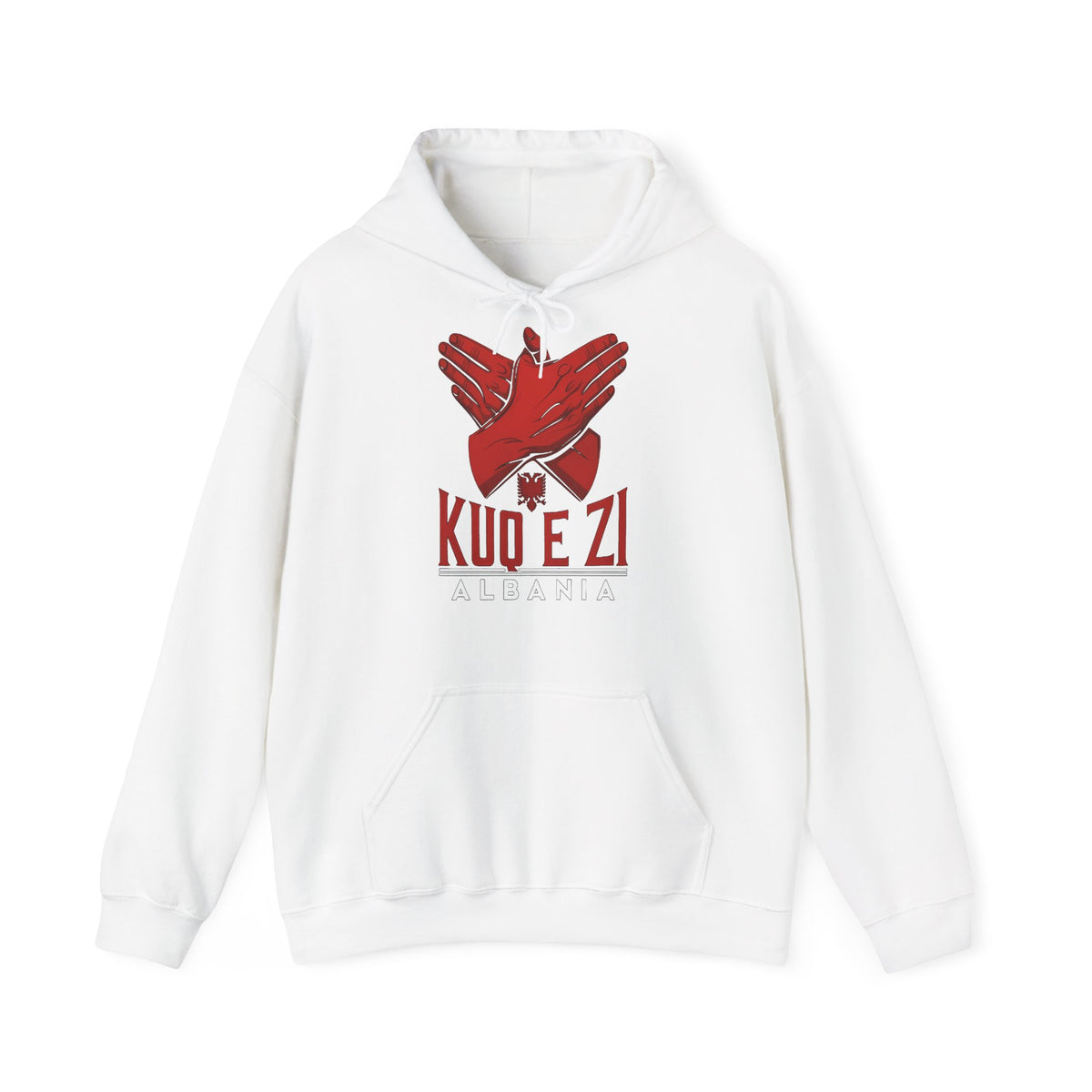 Albania KUQ E ZI Adlermove - Unisex Hoodie