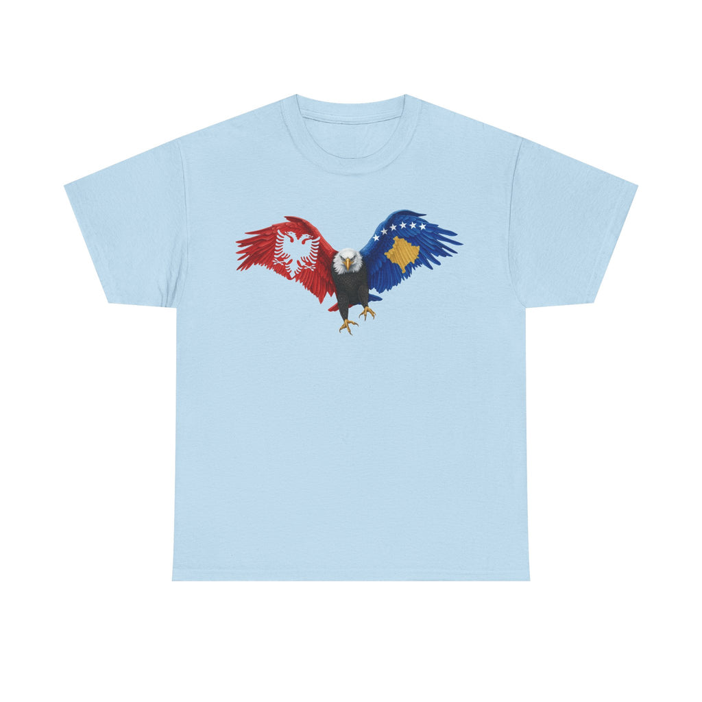 Albania Kosovo Adler Flagge Geschenkidee - Unisex T-Shirt