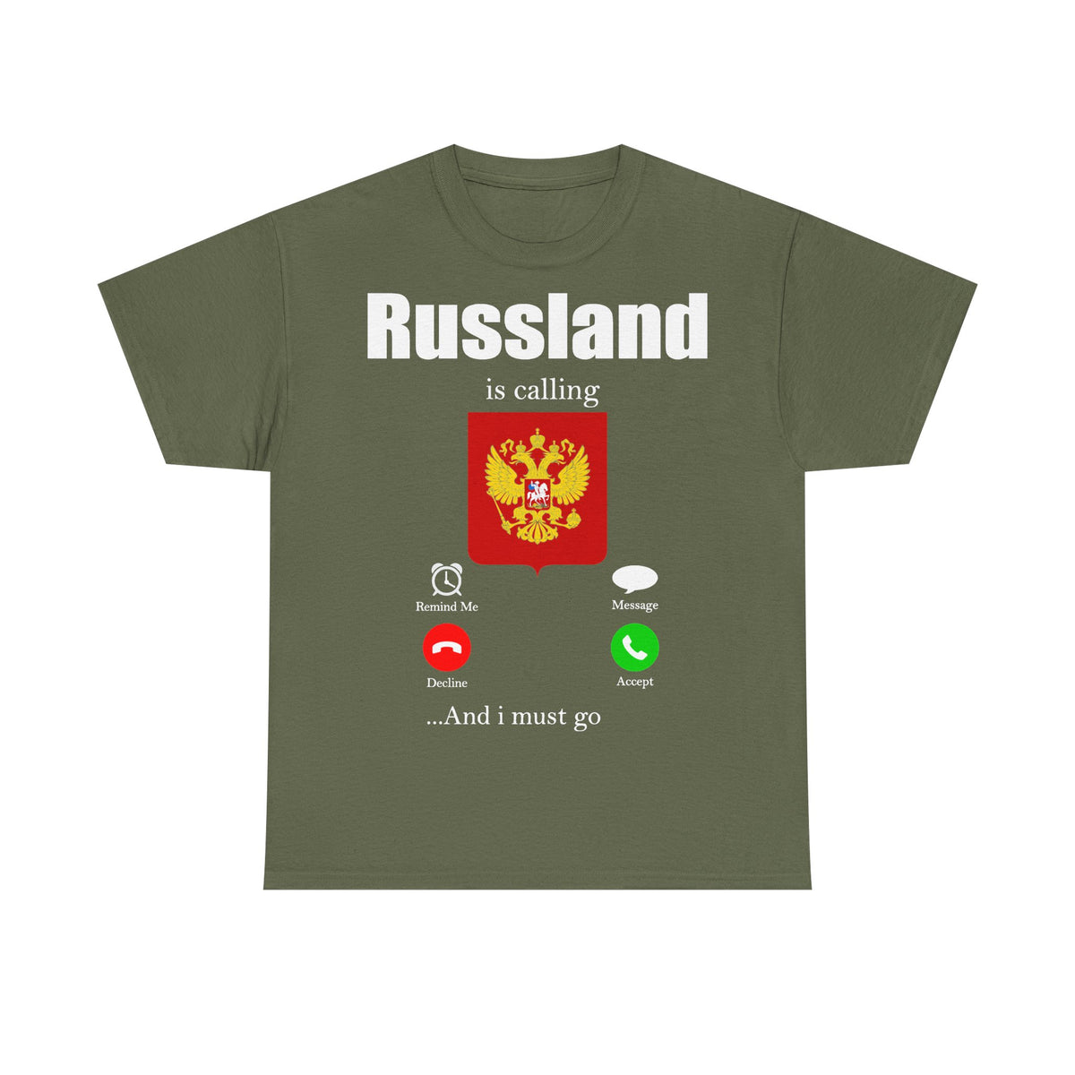 Rusia Rusia Moscú águila bandera escudo regalo deporte aficionado moda - Camiseta unisex