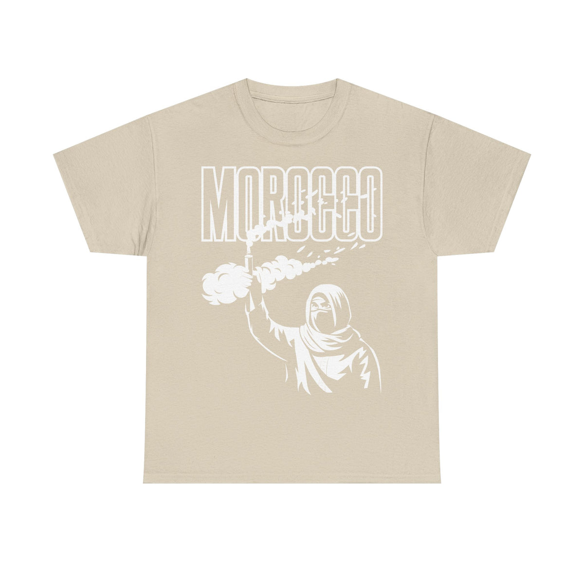 Escudo de hooligan de Marruecos Bandera de Marruecos Fútbol Aficionado Deporte Idea de regalo - Camiseta unisex