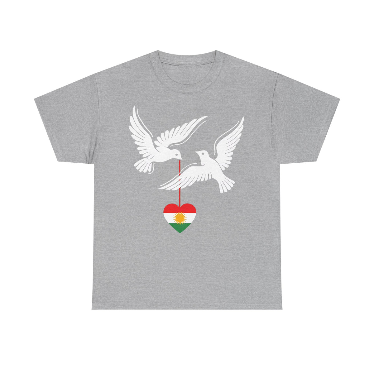 Kurdistán Azadi Escudo Bandera Patria Newroz Regalo - Camiseta unisex