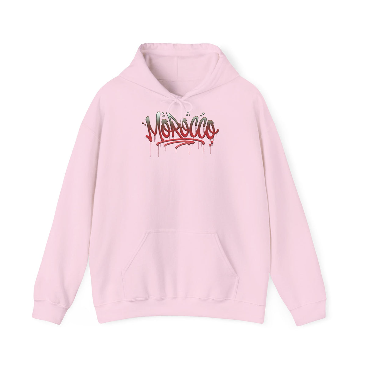 Stemma del Marocco Bandiera del Marocco Orgoglio Tifoso di calcio Sport Idea regalo - Felpa con cappuccio unisex