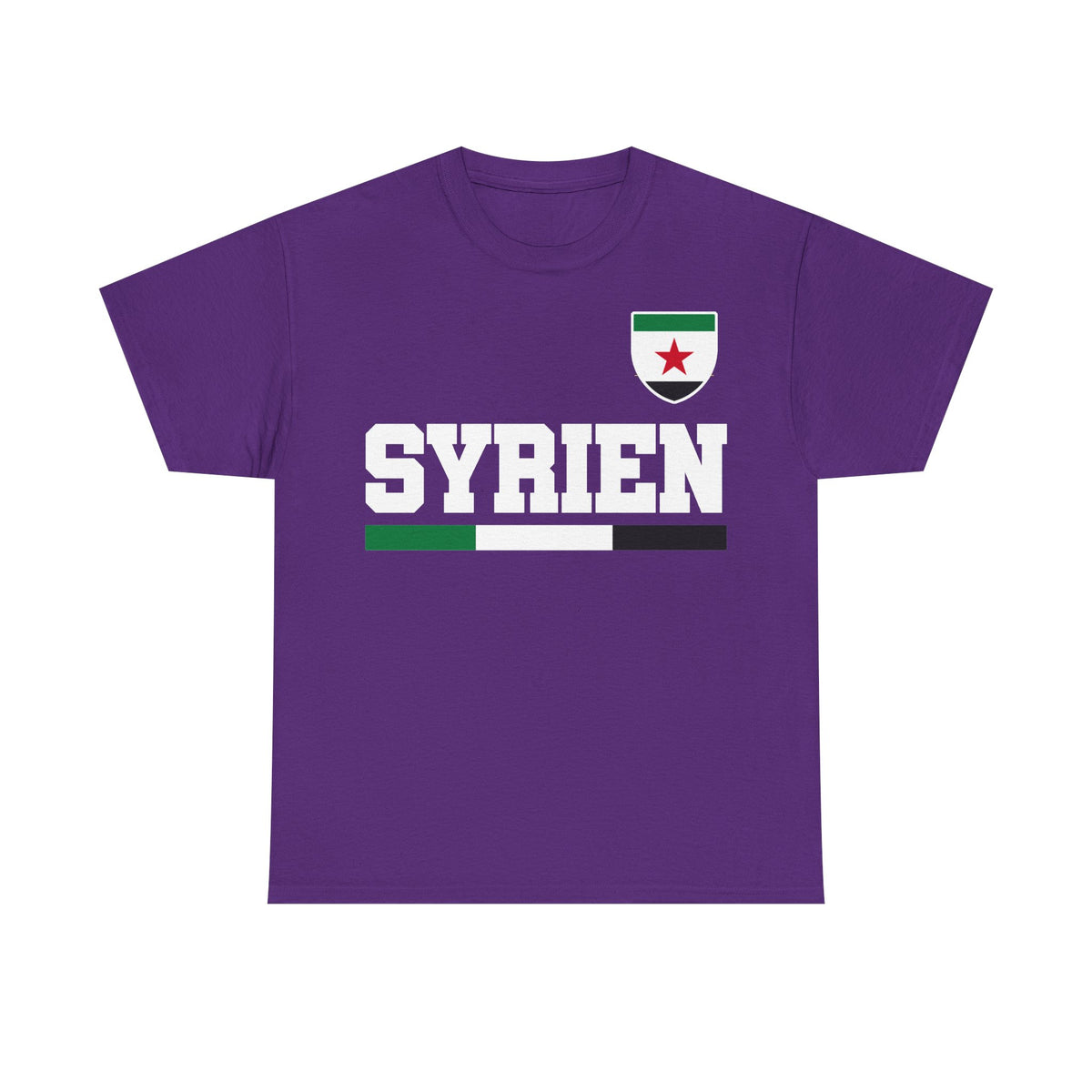 Syria Syrien Wappen Flagge Heimat Sport Fan Geschenkidee - Unisex T-Shirt