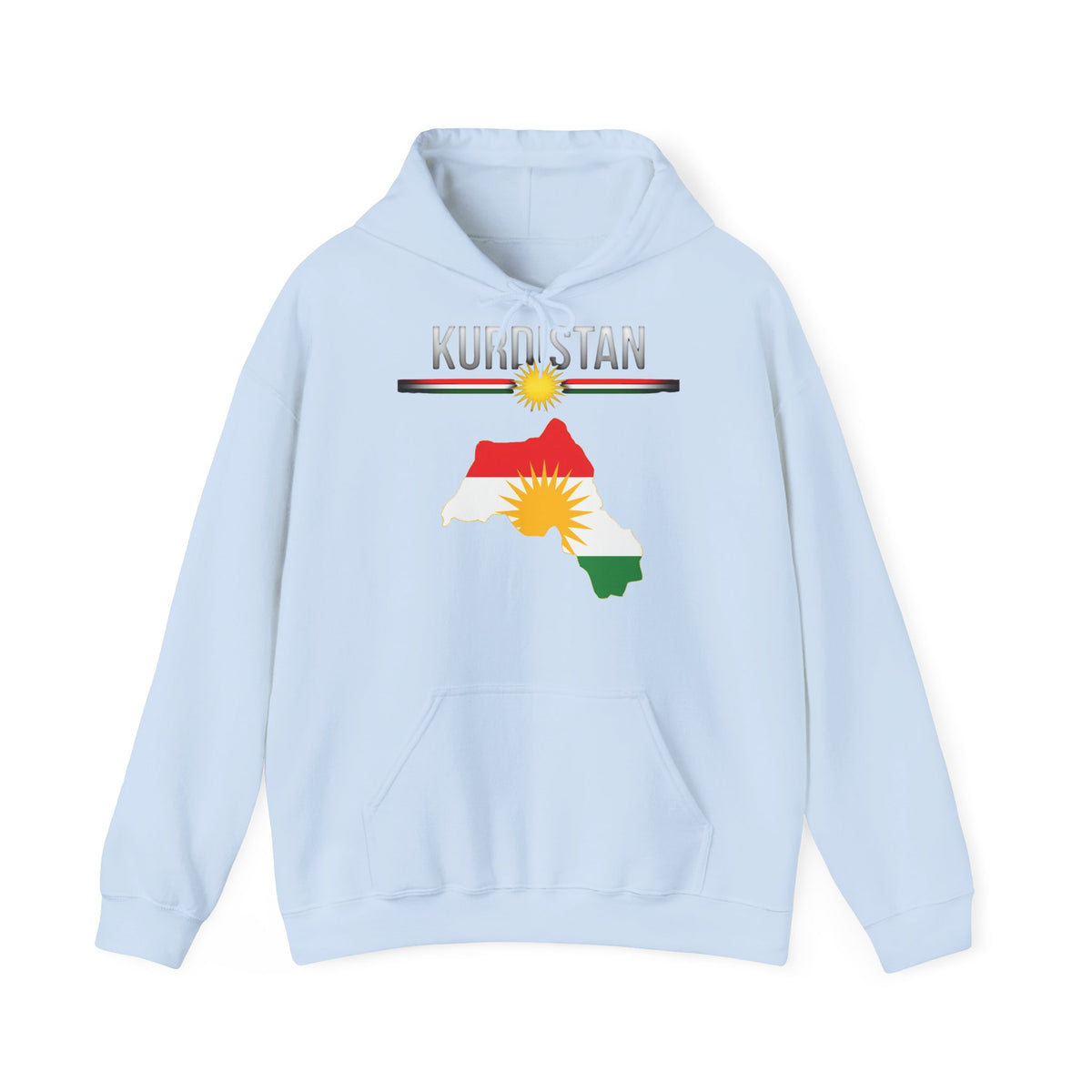 Kurdistan Pride Stolz Heimat Flagge Sonne - Unisex Hoodie