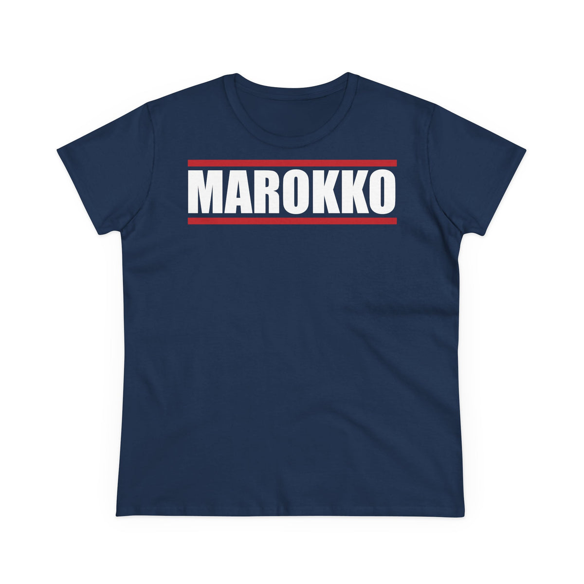 Escudo de Marruecos, bandera de Marruecos, orgullo, aficionada al fútbol y al deporte, idea de regalo - Camiseta para mujer