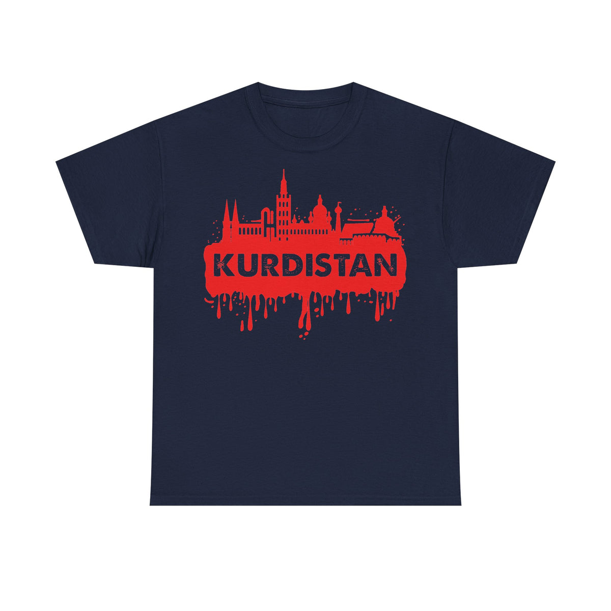 Kurdistán Azadi Escudo Bandera Patria Newroz Regalo - Camiseta unisex