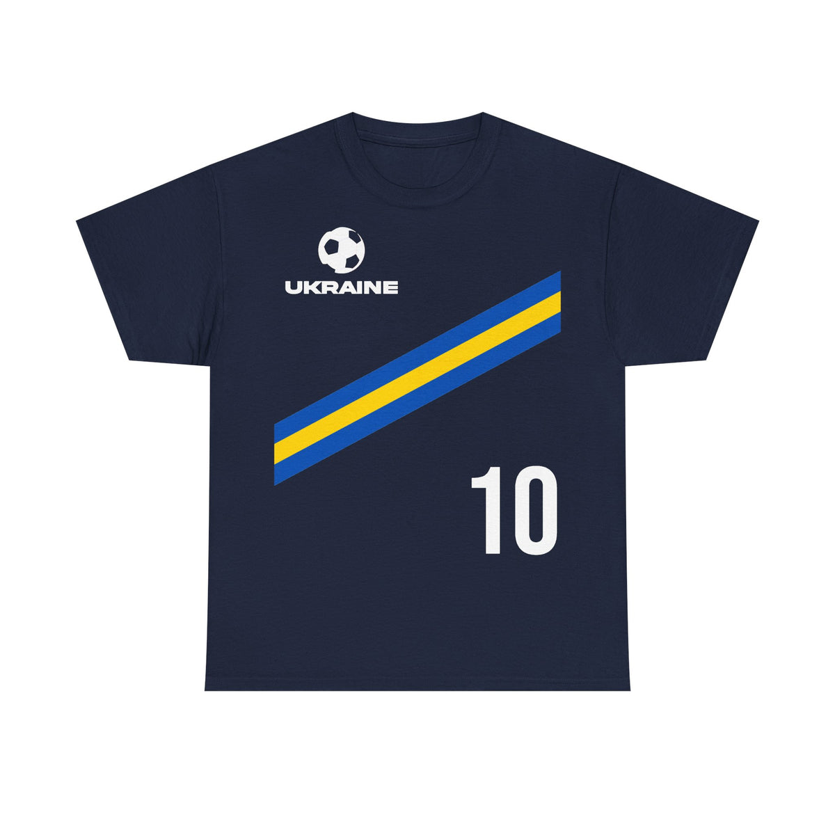 Bandera de Ucrania escudo idea de regalo afición al deporte moda vintage - Camiseta unisex