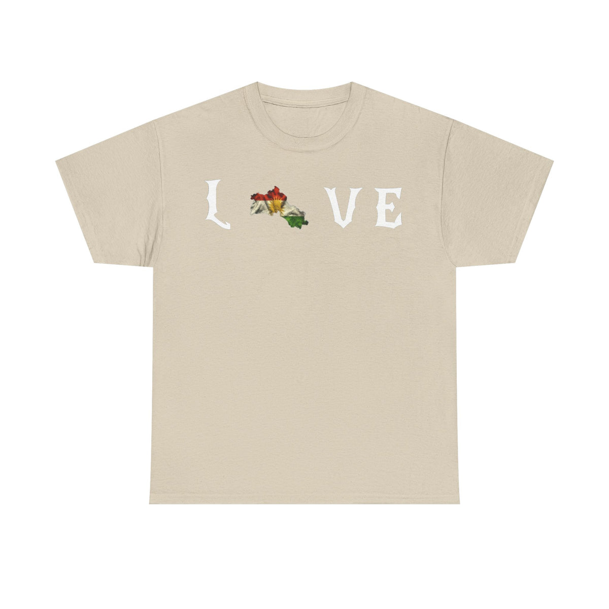 Kurdistan LOVE Flagge Azadi Newroz - Unisex T-shirt